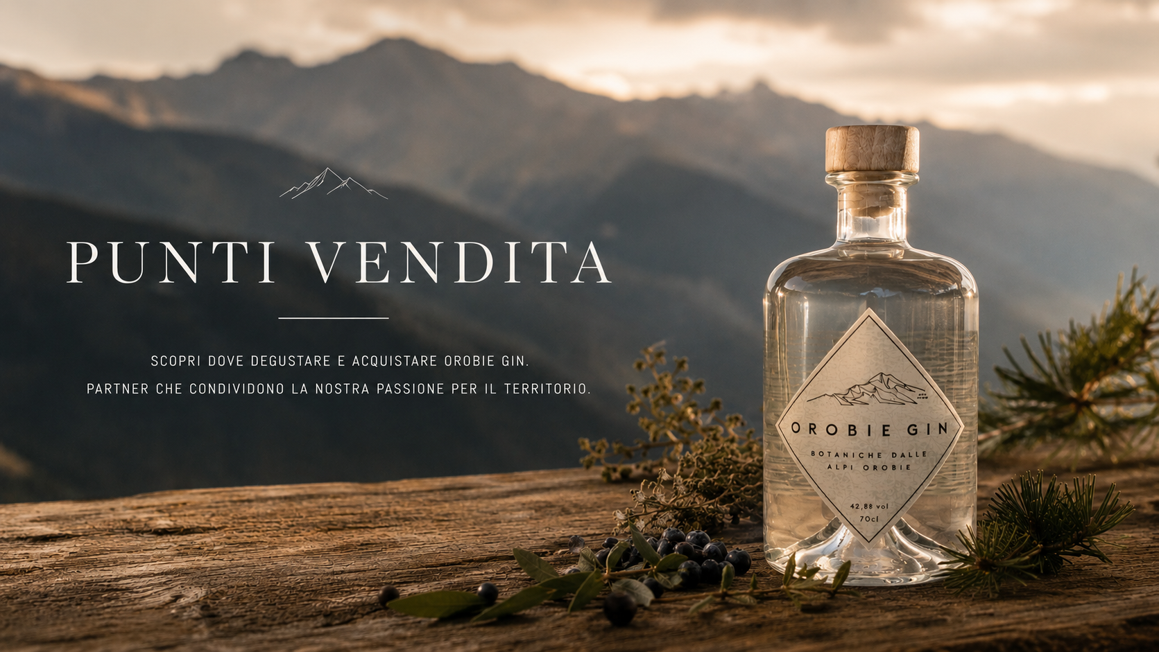 Punti vendita Orobie Gin